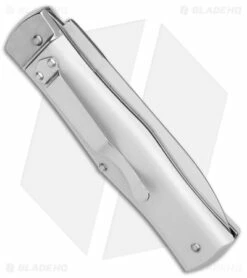 Mikov 241 Predator Lever Lock Automatic Knife Silver ABS (3.75" Polish 420) 8 Mikov 241 Predator Lever Lock Automatic Knife Silver ABS (3.75" Polish 420) -Hot Sale Euro Knife Store Mikov 241 Bily LL Auto Silver Polish BHQ 152778 jr side