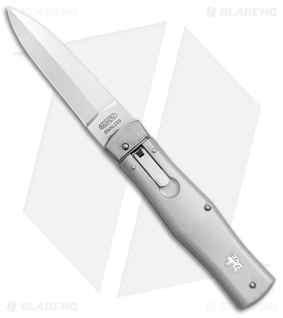 Mikov 241 Predator Lever Lock Automatic Knife Silver ABS (3.75" Polish 420) 3 Mikov 241 Predator Lever Lock Automatic Knife Silver ABS (3.75" Polish 420)