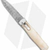 Mikov 241 Predator Lever Lock Automatic Knife White Camel Bone (3.75" Damascus) 1 Mikov 241 Predator Lever Lock Automatic Knife White Camel Bone (3.75" Damascus) -Hot Sale Euro Knife Store Mikov 241 Bily LL Auto White Camel Bone Damascus BHQ 152421 jr