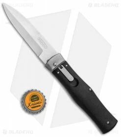 Mikov 241 Predator Bayo Leverlock Automatic Knife Black ABS (3.75" SW N690) -Hot Sale Euro Knife Store Mikov 241 Predator Bayo LL Automatic Black ABS SW BHQ 88427 jr bottlecap