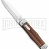 Mikov 241 Predator Double Bolster Dark Wood Automatic Leverlock Knife -Hot Sale Euro Knife Store Mikov 241 Predator Double Bolster LL Auto Wood Polish BHQ 74898 jr large