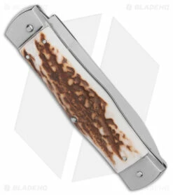 Mikov 241 Predator Double Bolster Leverlock Automatic Knife Hammer (3.75" SP) -Hot Sale Euro Knife Store Mikov 241 Predator Double Bolster Leverlock AK hammer 3in SP BHQ 174402 td side