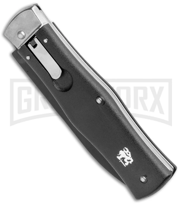 Mikov 241 Predator ABS Black Automatic Lever Lock Knife - Black Bayo 4 Mikov 241 Predator ABS Black Automatic Lever Lock Knife - Black Bayo - Image 2