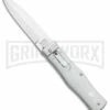Mikov 241 Predator ABS Gray Automatic Leverlock Knife - Satin Bayo 2 Mikov 241 Predator ABS Gray Automatic Leverlock Knife - Satin Bayo -Hot Sale Euro Knife Store Mikov 241 Predator LL Auto ABS Gray Bayo BHQ 92883 jr 2 large
