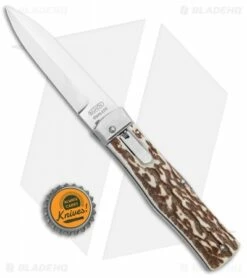 Mikov 241 Predator Lever Lock Automatic Knife Stag Bayonet (3.75" Polish) 9 Mikov 241 Predator Lever Lock Automatic Knife Stag Bayonet (3.75" Polish) -Hot Sale Euro Knife Store Mikov 241 Predator LL Auto ABS Stag Bayo BHQ 92866 jr bottlecap