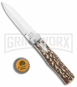Mikov 241 Predator Stag Automatic Lever Lock Knife Bayonet -Hot Sale Euro Knife Store Mikov 241 Predator LL Auto ABS Stag Bayo BHQ 92866 jr bottlecap large