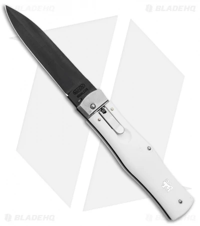 Mikov 241 Predator Lever Lock Automatic Knife ABS White (3.75" Black) -Hot Sale Euro Knife Store Mikov 241 Predator LL Auto ABS White Black BHQ 96480 jr