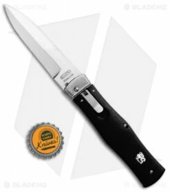 Mikov 241 Predator Lever Lock Bayo Automatic Knife Black (3.75" Polish) -Hot Sale Euro Knife Store Mikov 241 Predator LL Auto Bayo Black Polish BHQ 91967 jr bottlecap