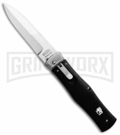 Mikov 241 Predator ABS Black Automatic Lever Lock Knife - Bayo Polish Plain