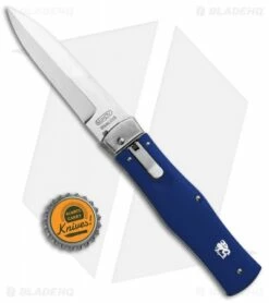 Mikov 241 Predator Lever Lock Automatic Knife Blue (3.75" Polish) -Hot Sale Euro Knife Store Mikov 241 Predator LL Auto Bayo Blue Polish BHQ 92016 jr bottlecap