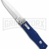 Mikov 241 Predator ABS Blue Automatic Lever Lock Knife - Polish Plain -Hot Sale Euro Knife Store Mikov 241 Predator LL Auto Bayo Blue Polish BHQ 92016 jr large
