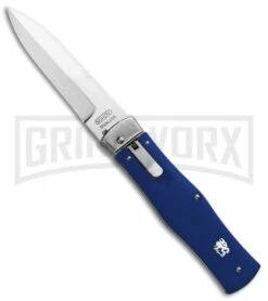 Mikov 241 Predator ABS Blue Automatic Lever Lock Knife - Polish Plain