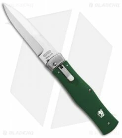 Mikov 241 Predator Bayo Lever Lock Automatic Knife Green (3.75" Polish)