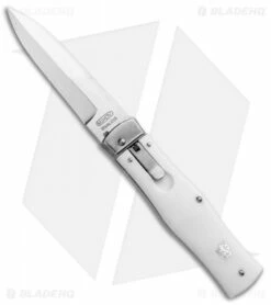 Mikov 241 Predator Lever Lock Automatic Knife White (3.75" Polish)