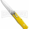 Mikov 241 Predator ABS Yellow Automatic Lever Lock Knife - Polish Plain -Hot Sale Euro Knife Store Mikov 241 Predator LL Auto Bayo Yellow Polish BHQ 92018 jr large