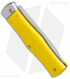 Mikov 241 Predator Lever Lock Automatic Knife Yellow (3.75" Polish) 8 Mikov 241 Predator Lever Lock Automatic Knife Yellow (3.75" Polish) -Hot Sale Euro Knife Store Mikov 241 Predator LL Auto Bayo Yellow Polish BHQ 92018 jr side
