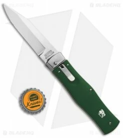 Mikov 241 Predator Leverlock Automatic Knife ABS Green Clip Point (3.75" Polish) -Hot Sale Euro Knife Store Mikov 241 Predator LL Auto CP Green Polish BHQ 92014 jr bottlecap