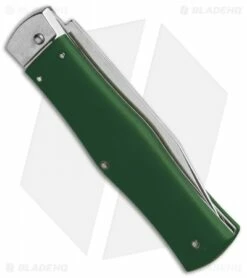 Mikov 241 Predator Leverlock Automatic Knife ABS Green Clip Point (3.75" Polish) -Hot Sale Euro Knife Store Mikov 241 Predator LL Auto CP Green Polish BHQ 92014 jr side