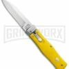 Mikov 241 Predator ABS Yellow Automatic Lever Lock Knife - Clip Point Polish -Hot Sale Euro Knife Store Mikov 241 Predator LL Auto CP Yellow Polish BHQ 92019 jr large