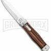 Mikov 241 Predator Wood Automatic Leverlock Bayo Knife - Polish Plain -Hot Sale Euro Knife Store Mikov 241 Predator LL Bayo Auto Wood Polish BHQ 92013 jr large