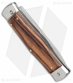 Mikov 241 Predator Leverlock Bayo Automatic Knife Wood (3.75" Polish) -Hot Sale Euro Knife Store Mikov 241 Predator LL Bayo Auto Wood Polish BHQ 92013 jr side