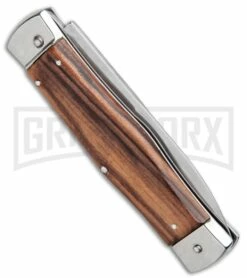 Mikov 241 Predator Wood Automatic Leverlock Bayo Knife - Polish Plain -Hot Sale Euro Knife Store Mikov 241 Predator LL Bayo Auto Wood Polish BHQ 92013 jr side large