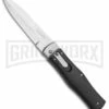 Mikov 241 Predator ABS Black Automatic Lever Lock Knife Clip - Bayo SW Plain -Hot Sale Euro Knife Store Mikov 241 Predator Lever Lock Bayo Automatic Knife Black Clip 3.75 Polish BHQ 114733 LS large