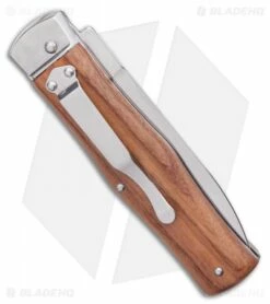 Mikov 241 Predator Leverlock Automatic Knife Wood (3.75" Polish) Pocket Clip -Hot Sale Euro Knife Store Mikov 241 Predator Leverlock Automatic Knife Wood 3.75 Polish Pocket Clip BHQ 126457 LS Side