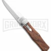 Mikov 241 Predator Wood Automatic Leverlock Knife W/ Clip - Polish Plain -Hot Sale Euro Knife Store Mikov 241 Predator Leverlock Automatic Knife Wood With Clip BHQ 189042 td large
