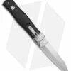 Mikov 241 Predator Leverlock Dagger Auto Knife Black (3.75" Polish) Left Hand -Hot Sale Euro Knife Store Mikov 241 Predator Leverlock Dagger Automatic Black 3in Polish Left Hand BHQ 176528 td