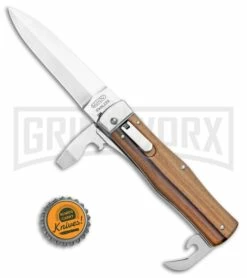 Mikov 241 Predator Cocobolo Multi-Tool Automatic Knife - Polish Plain -Hot Sale Euro Knife Store Mikov 241 Predator Multi Tool Auto Cocobolo Polish BHQ 109093 jr bottlecap large