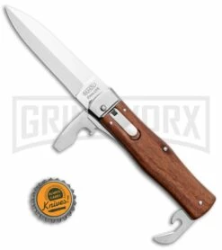 Mikov 241 Predator Multi-Tool Auto Knife Cocobolo (3.7" Polish) Pocket Clip -Hot Sale Euro Knife Store Mikov 241 Predator Multi Tool Auto Cocobolo Satin BHQ 124400 jr bottlecap large