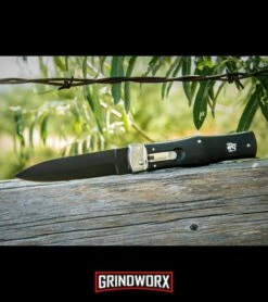 Mikov 241 Predator ABS Black Automatic Leverlock Knife - Black Dagger -Hot Sale Euro Knife Store Mikov 241 Predator black black BHQ 37155 fence dl large