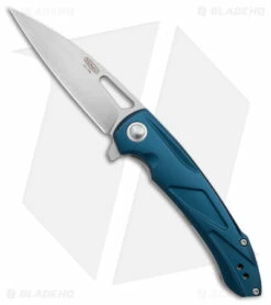 Mikov Elipt Liner Lock Knife Blue Aluminum (3.75" Stonewash)