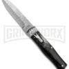 Mikov Panther Buffalo Horn Automatic Lever Lock Knife Damascus Bayonet 2 Mikov Panther Buffalo Horn Automatic Lever Lock Knife Damascus Bayonet -Hot Sale Euro Knife Store Mikov Panther LL Auto Buffalo Horn Bayo Damascus BHQ 104153 jr large