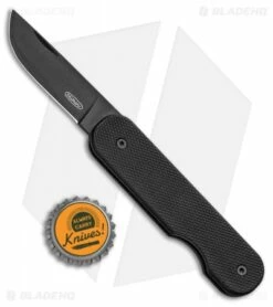 Mikov Pocket Slip Joint Knife Stainless Steel Medium (2" Black) -Hot Sale Euro Knife Store Mikov Pocket Slip Joint Knife Stainless Steel Medium Black BHQ 105542 kp bottle cap