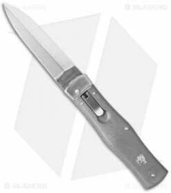 Mikov 241 Predator Leverlock Automatic Knife ABS Silver (3.75" Polish)