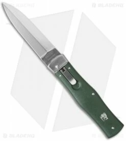 Mikov 241 Predator Leverlock Automatic Knife ABS Green (3.75" Polish)
