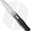 Mikov 241 Predator Leverlock Automatic Knife Ebony Wood (3.75" Polish) -Hot Sale Euro Knife Store mikov predator ebony cm