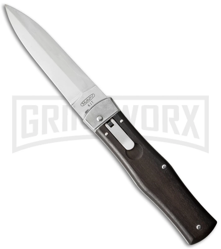 Mikov 241 Predator Ebony Wood Automatic Leverlock Knife 3 Mikov 241 Predator Ebony Wood Automatic Leverlock Knife