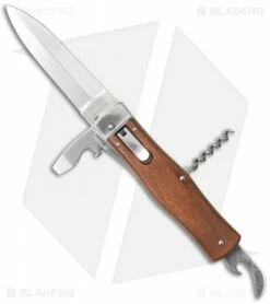 Mikov 241 Predator Multi-Tool Automatic Knife Wood (3.75" Polish)