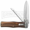 Mikov 241 Predator Wood Automatic Leverlock Knife W/ Saw 1 Mikov 241 Predator Wood Automatic Leverlock Knife W/ Saw -Hot Sale Euro Knife Store mikov wood w saw cm large