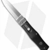Mikov 241 Predator Leverlock Dagger Automatic Knife ABS Black (3.75" Polish) 2 Mikov 241 Predator Leverlock Dagger Automatic Knife ABS Black (3.75" Polish) -Hot Sale Euro Knife Store predator mikov abs