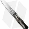 Mikov 241 Predator Lever Lock Automatic Knife Dark Buffalo Horn (3.75" Polish) -Hot Sale Euro Knife Store predator mikov dark horn