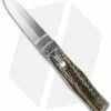 Mikov 241 Predator Lever Lock Automatic Knife Stag (3.75" Polish) -Hot Sale Euro Knife Store predator mikov stag